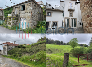 PRÉDIO RÚSTICO COMPOSTO POR TERRENO DE MATO COM EDIFICIO DESTINADO A CORTE DE ANIMAIS COM ÁREA TOTAL DE 15200 M2 | PRÉDIO RÚSTICO COMPOSTO POR TERRENO DE PINHAL E MATO COM ÁREA TOTAL DE 1430 M2 | PRÉDIO RÚSTICO COMPOSTO POR TERRENO DE CULTURA E VINHA COM ÁREA TOTAL DE 50 M2 |  PRÉDIO RÚSTICO COMPOSTO POR TERRENO DE CULTURA E VINHA COM ÁREA TOTAL DE 90 M2 | PRÉDIO RÚSTICO COMPOSTO POR TERRENO DE CULTURA COM ÁREA TOTAL DE 14780 M2 | PRÉDIO URBANO COMPOSTO POR CASA COM DOIS PAVIMENT