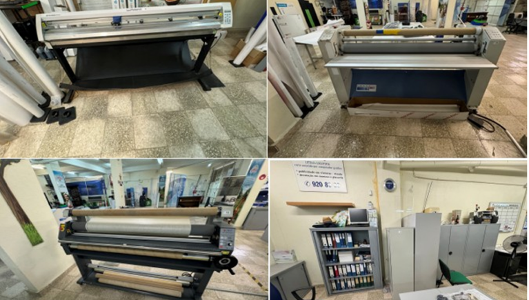 DIVERSO EQUIPAMENTO PARA INDÚSTRIA GRÁFICA 