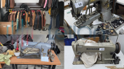 DIVERSO MATERIAL E EQUIPAMENTO PARA CONFEÇÃO DE PELES