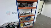 1 CABINE DE PINTURA 3 MESAS DE TRABALHO, 1 BANCADA, 2 ESTANTES, 2 PISTOLAS DE PINTURA, 5 ROLOS DE PINTURA, 1 BALANÇA DECIMAL E 1 MALA, 1 PROJETOR