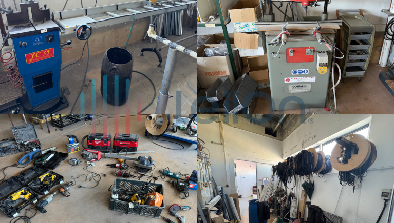 DIVERSO MATERIAL DE ESCRITÓRIO | DIVERSO MATERIAL E EQUIPAMENTO PARA TRANSFORMAÇÃO DE ALUMÍNIOS