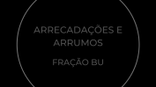 ARRECADAÇÃO E ARRUMOS