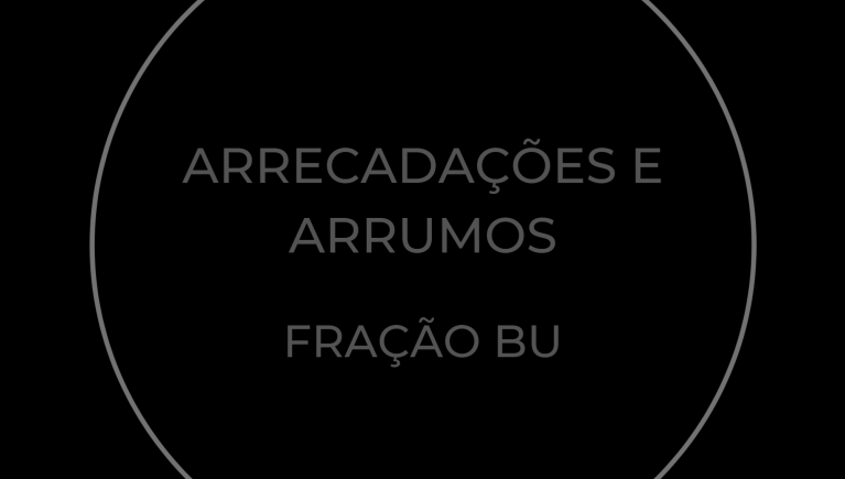 ARRECADAÇÃO E ARRUMOS