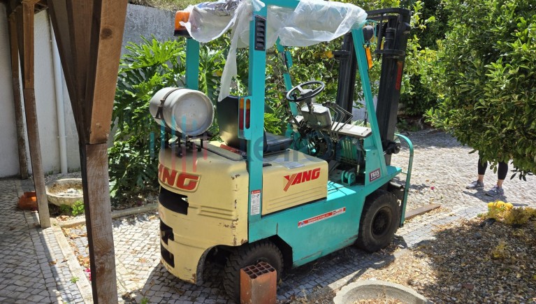 1 EMPILHADOR A GÁS DA MARCA “YANG”