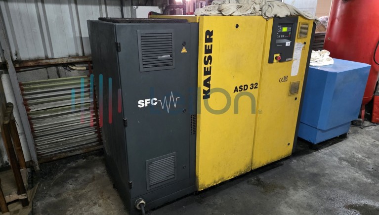 COMPRESSOR PARAFUSO DA MARCA “KAISER” MODELO ASD  32 COM SECADOR 