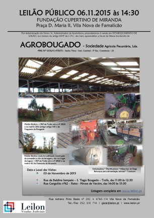 AGROBOUGADO - SOCIEDADE AGRICOLA PECUNIÁRIA, LDA.