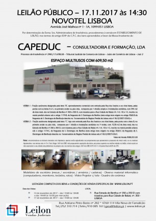 CAPEDUC - CONSULTADORIA E FORMAÇÃO, LDA.