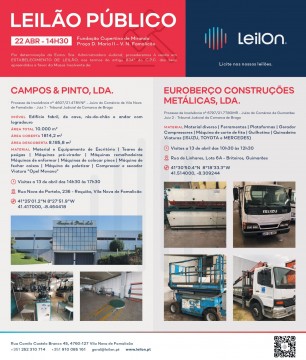 CAMPOS & PINTO, LDA. | EUROBERÇO - CONSTRUÇÕES METÁLICAS, LDA.